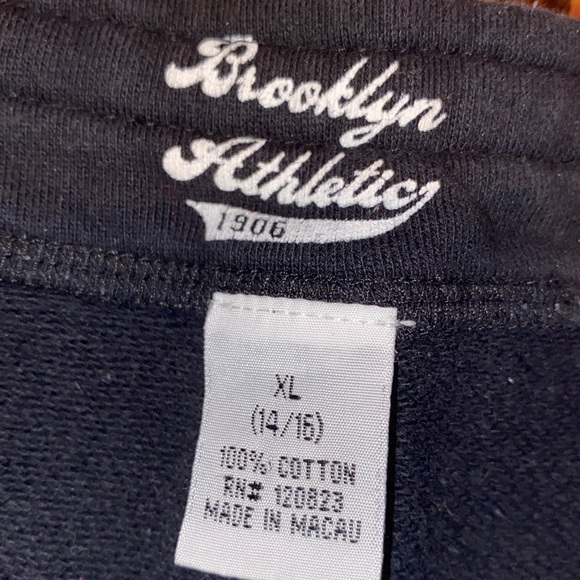 BROOKLYN ATHLETIC SWEATPANTS~EMBROIDERED~GIRLS XL - Picture 3 of 4